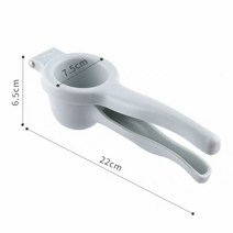 크리에이티브 간단한 수동 레몬 압착기 가정용 두꺼운 플라스틱 오렌지 레몬 클립 주방 다기능 과일 도구, 하나, 파란