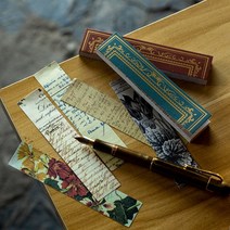 빈티지 꽃 디저트 우주 레터링 다꾸 스티커 8종 다이어리꾸미기, 8.달밤 (ST-2391)