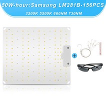 수경재배기 600W 800W led는 실내 온실 천막 수경 식물에 사용되는 Samsung 다이오드 가득 차있는 스펙트럼 침묵하는 양자 널을 가진 빛을 성장한다, 02 50W-Hour_04 AU