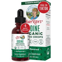 [아마존1위][비건] 액상 요오드화칼륨 1회2방울 250mcg 30ml mary ruth organics, 30ml개
