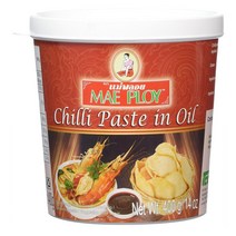 Mae Ploy 매 플로이 칠리 페이스트 오일 400g 3개입 Chilli Paste in Oil 400 g (Pack of 3)