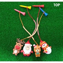 버디친구 산타피규어10P 골프용품 홀인원 알바트로스, 눈사람10P