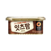 청정원 맛있는밑반찬 잇츠팜 통조림 햄 순돈육 추천 자취 캠핑음식 115g 간단한요리 간편식, 47개