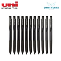 [10개] 유니볼 시그노 RT1 노크식 볼펜 0.38mm (UMN-155-38), 10개입 블랙 0.38mm (UMN155)