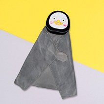 홈앤키즈 펭수 지구를 지키는 모자망토 블랭킷 후드담요 캠핑담요 집순이담요