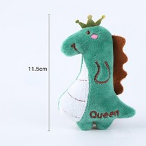 Catnip 장난감 고양이 애완 동물을위한 제품 새끼 고양이를위한 귀여운 그라인딩 플러시 엄지 베개 동물 액세서리 입을 보호, 03 Green Dinosaur