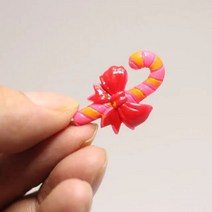 미니 크리스마스 장식 산타 클로스 눈사람 문 스타 미니어처 테라리움 요정 정원 인형 홈 인테리어, crutch_4