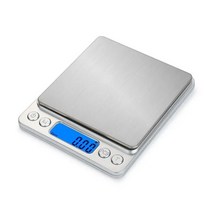 0.1g x 2kg 정밀 전자 저울 기정용 요리용 제과용 제빵용 소분용 전자 저울 측정계량기, 1개