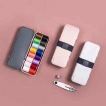 코엔라이프 바느질세트 반짇고리함세트, 핑크