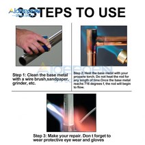 저온 알루미늄 용접봉 스텐용접봉 10/50Pcs 저온 간단한 용접봉 쉬운 용융 알루미늄 코어 전극 와이어, 02 1.6mmX50cm_01 10pcs