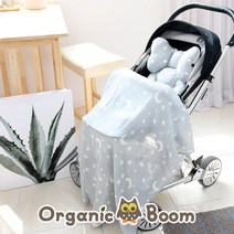 [오가닉붐]착한 유기농 1+1행사-대나무 밤부 머슬린 블랭킷/속싸개/거즈 여름 낮잠 어린이집 아기 이불, 선택1_문스타(그레이) 머슬린 블랭킷:선택2_문스타(그레이) 머슬린 블랭킷