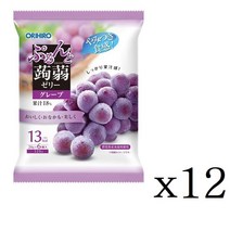 오리히로 곤약젤리 파우치 포도맛 12봉지 세트