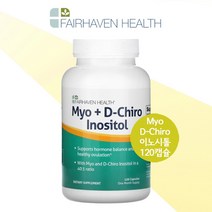 퍼헤븐헬스 Myo 이노시톨 D-Chiro 2000mg 120캡슐 임산부선물 호르몬균형 묘이토시톨 복합비타민B, 1개, 기본