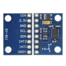 1PCS GY-511 511 LSM303DLHC 모듈 e-나침반 3 축 가속도계 + 자력계 센서, 한개옵션0