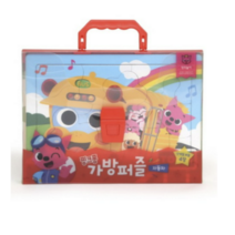 핑크퐁 가방퍼즐: 자동차, 1세트, 89피스