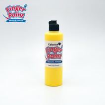 파스 핑거페인트 250ml 낱색 (13가지 색상 선택), 노란색