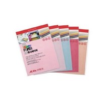 두성종이 OA용지 팬시페이퍼 A4 80g 25매 (50색) - 색상지 컬러용지, P18연하늘색113185