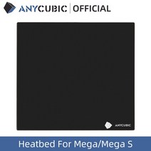 3D프린팅 페이지라벨기 3D 프린터 프로그램 ANYCUBIC 액세서리 Ultrabase 가열 침대 플랫폼 I3 메가/메가 s에 호환되는 4 개의 클립이있는 240*220*3mm 히, [01] For Mega S