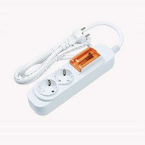 [일오삼유통] 코드확장선 누전차단멀티탭 고전력멀티탭 사무실전기 1구콘센트 냉장고멀티탭, 혹★ 대한 대용량 멀티탭 2구 3미터 배선용, [좋아요]