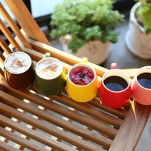 1300K 티앤엘 K2109HJ 오슬로카페머그 240ml 소 1p, 색상:라임, 단품