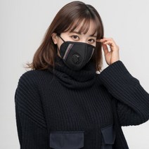 아이러브허브 KF94 시험완료 패션밸브마스크 (블랙), L사이즈