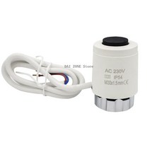 엑추에이터 리니어모터 무선 소형 매니 폴드 바닥 난방 nc 밸브 n58a 용 230v 전기 열 액추에이터 라디에이터, 1번