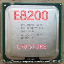 파워딜 지널 인텔 코어 2 듀오 E6850 데스크탑 CPU 3.0GHz 4MB/1333Mhz 프로세서 LGA 775 100%, 한개옵션0