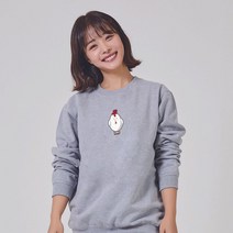 키밍 닭띠 오버핏 맨투맨 후드 오버핏 편한티셔츠