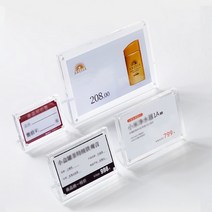 아크릴 메뉴판 투명 L자형 A4 A5 A6 안내판