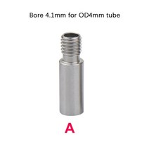 reprap 용 고온 핫 엔드 압출기 cr10 목 1.75mm 3.0mm 필라멘트 diy 스테인레스 스틸 3d 프린터 부품, 2개, a