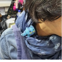 고양이 브로치 뱃지 퀼트수작업품 스카프고정핀