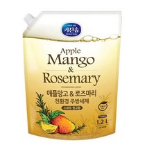 무궁화 키친솝 애플망고로즈마리 주방세제 1.2L 친환경 1종세척제, 1개