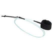 PATIKIL 2.1m(7피트) x 7.2mm 서핑보드 목줄 스트레이트 리쉬 레그 로프 손목 스트링 바디 보드 패들 보드용 민트 그린, Mint Green