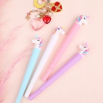 특이한 파스텔 유니콘 볼펜, 화이트
