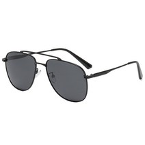 DFMEI 빈티지 빅테라스 스퀘어 듀얼 빔 파일럿 편광 선글라스