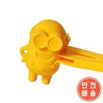 미니언즈 눈뭉치 모래 놀이 스노우 샌드 메이커 눈오리 눈집게 눈사람 만들기 제조기 겨울, 상세페이지 참조