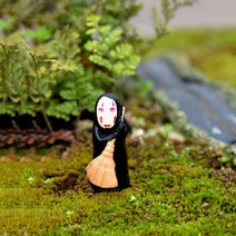 미스토토 테라리움 만들기재료 가면요정 캐릭터 피규어, P619_가면요정-빗자루