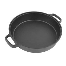 더치오븐 주물 삼각대 요리를 위한 네덜란드 냄비 이중 고리 손잡이 직경 25cm 무쇠, 없음