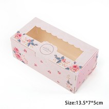 선물포장박스 종이박스 포장상자 사탕 마카롱 포장 StoBag 5pcs 싸바리박스 19, 5개, 핑크 플라워 스몰