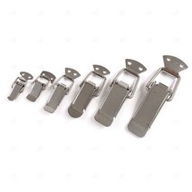 매미고리버클 스텐 배달통 아이스박스 국통 장롱문짝 수화물 가구 타공 부속 부자재 라이더수리 DIY 문고리 걸고리 캠핑용걸쇠 힌지 경첩 고정잠금 스틸 공구화로 교체용 58mm 1P, 1개