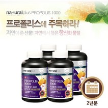 신체 몸 면역력 항산화 병균 향균 억제 건강 관리 에 좋은 천연 프로 폴리스 플라보노이드 아연 영양제, 4BOX(2년분)