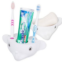 코끼리 디자인 욕실정리 비누수납 흡착식 행거 COCORI 비누보관함, 2개