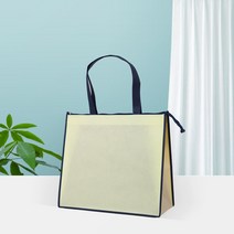 휴대용 부직포 대용량 방수 핸드식 파우치 지퍼에코백