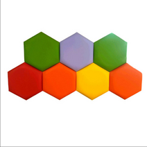 붙이는 벽쿠션 안전 울타리매트 키즈카페창업 어린이집 유치원 벽보호 실내놀이터 놀이방식당, 핑크