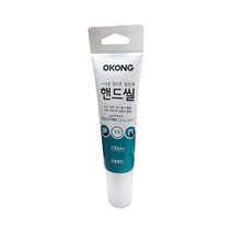 오공 핸드씰 튜브형 실리콘 투명 100 ml, 1개