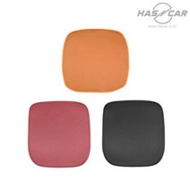 차량용 에어매쉬 시트 여름 방석 등받이 통풍 해시카, 레드, 1개