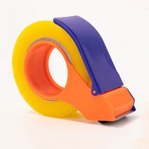 달자샵 택배박스 포장 테이프 커터기 디스펜서 작업효율 향상 포장 아이템, 오렌지-1Pcs