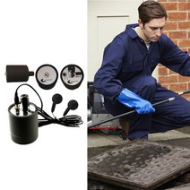 청음식 누수 탐지기 감지기엔지니어를 위한 고강도 벽 마이크 음성 듣기 감지기 청력 파이프 누수 소리 테, 한개옵션0