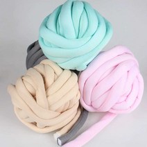 빅 점보 패브릭 자이언트 얀 실 핸드 취미, 01 블랙