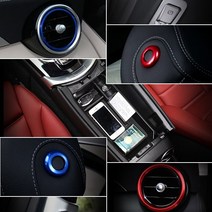 벤츠 C클래스 W205 실내 몰딩 용품 모음 C200 220d, A TYPE (15. 핸들엠블럼테두리몰딩)